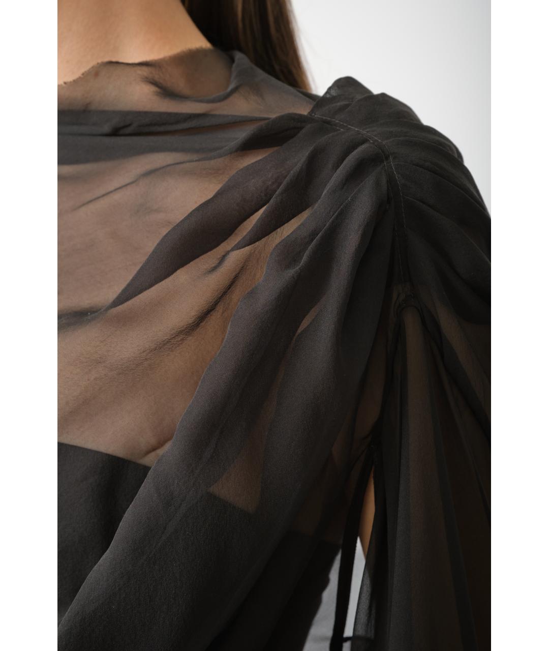 RICK OWENS Черная блузы, фото 6
