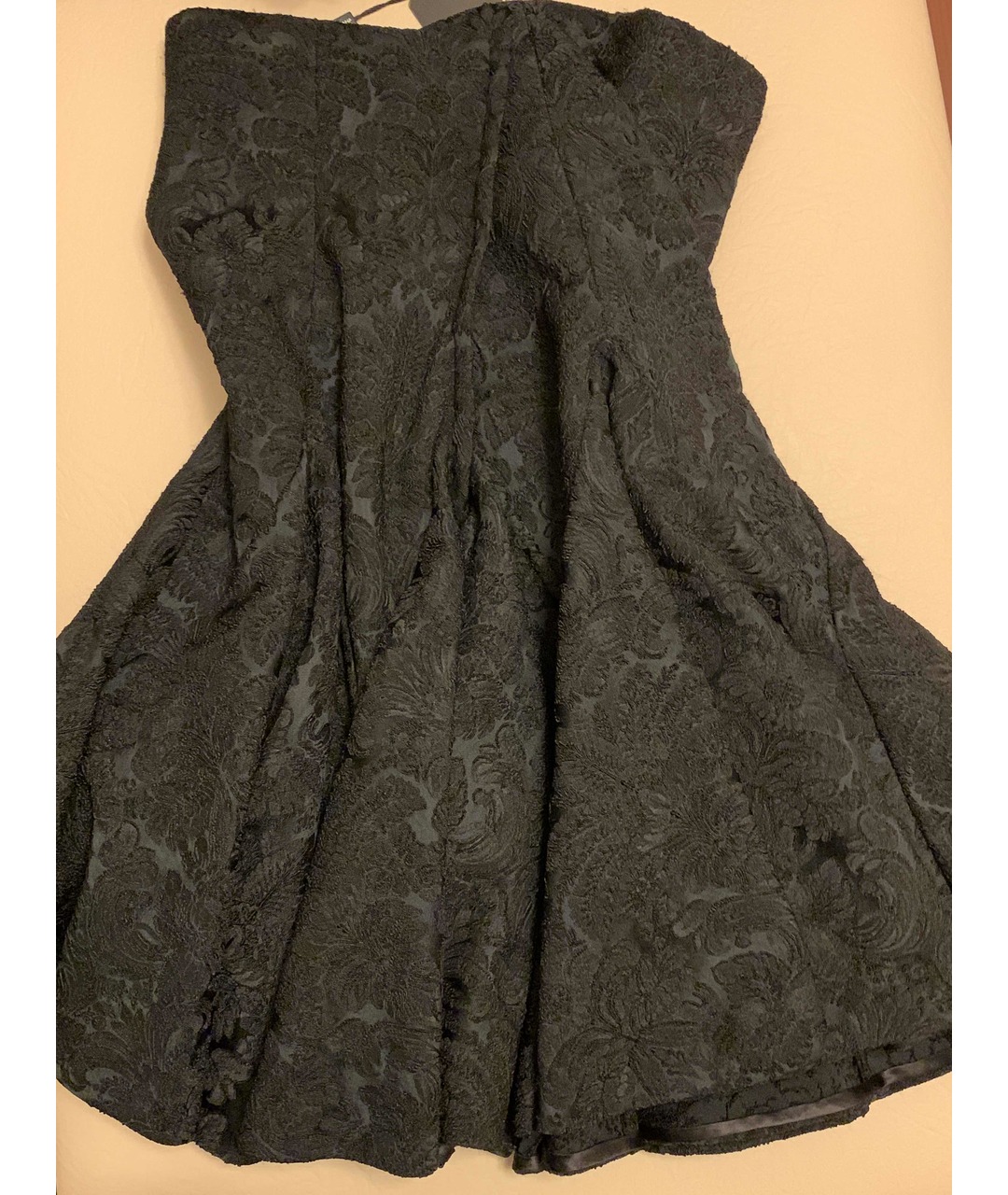 DOLCE&GABBANA Черная полиэстеровая юбка миди, фото 6