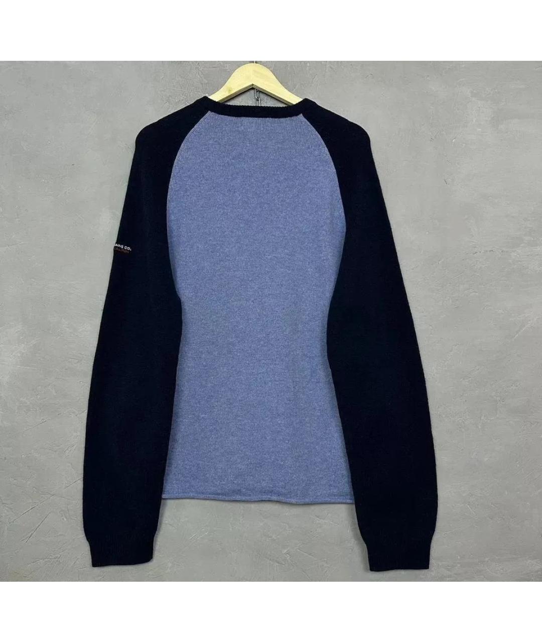 POLO RALPH LAUREN Голубой шерстяной джемпер / свитер, фото 2