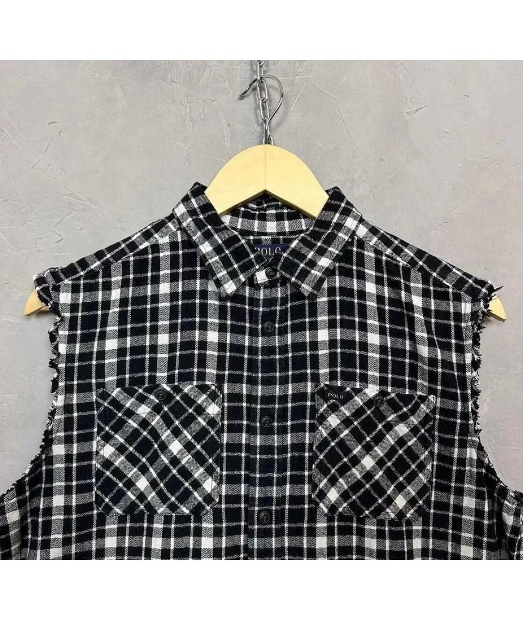 POLO RALPH LAUREN Черная хлопковая кэжуал рубашка, фото 2