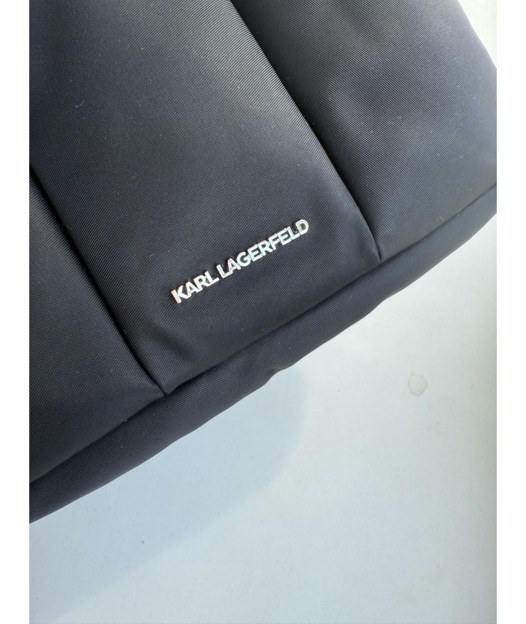 KARL LAGERFELD Черная сумка через плечо, фото 7