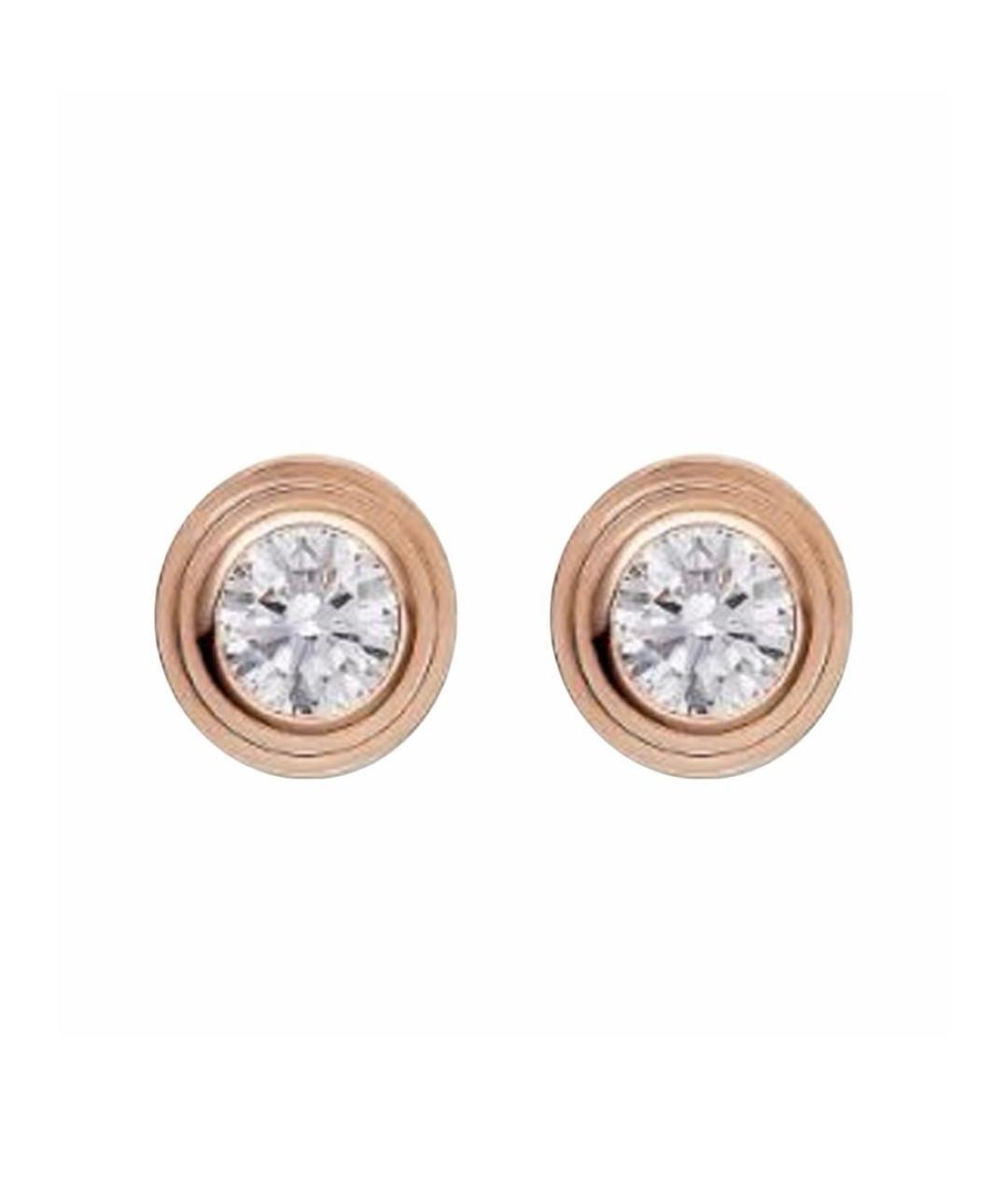 CARTIER Золотые серьги из розового золота, фото 1