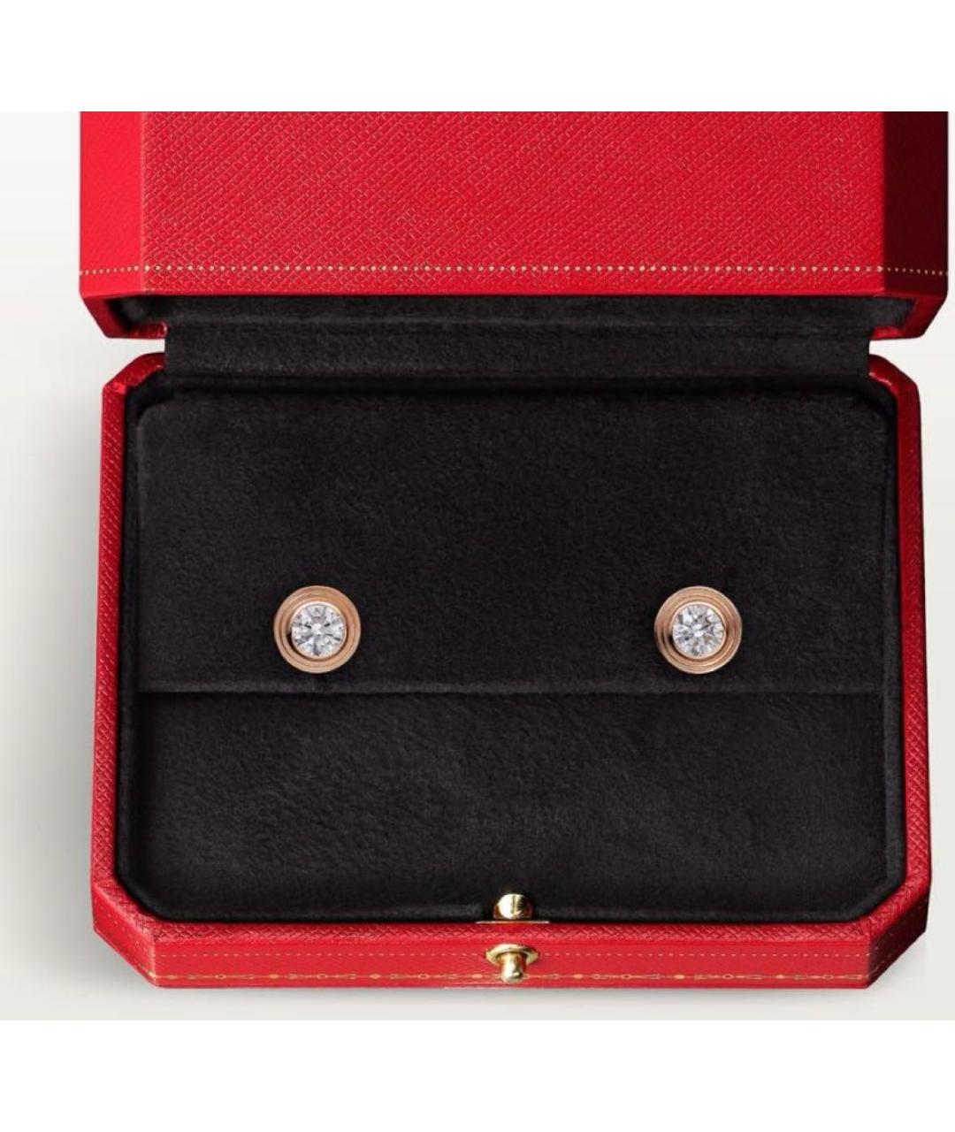 CARTIER Золотые серьги из розового золота, фото 6
