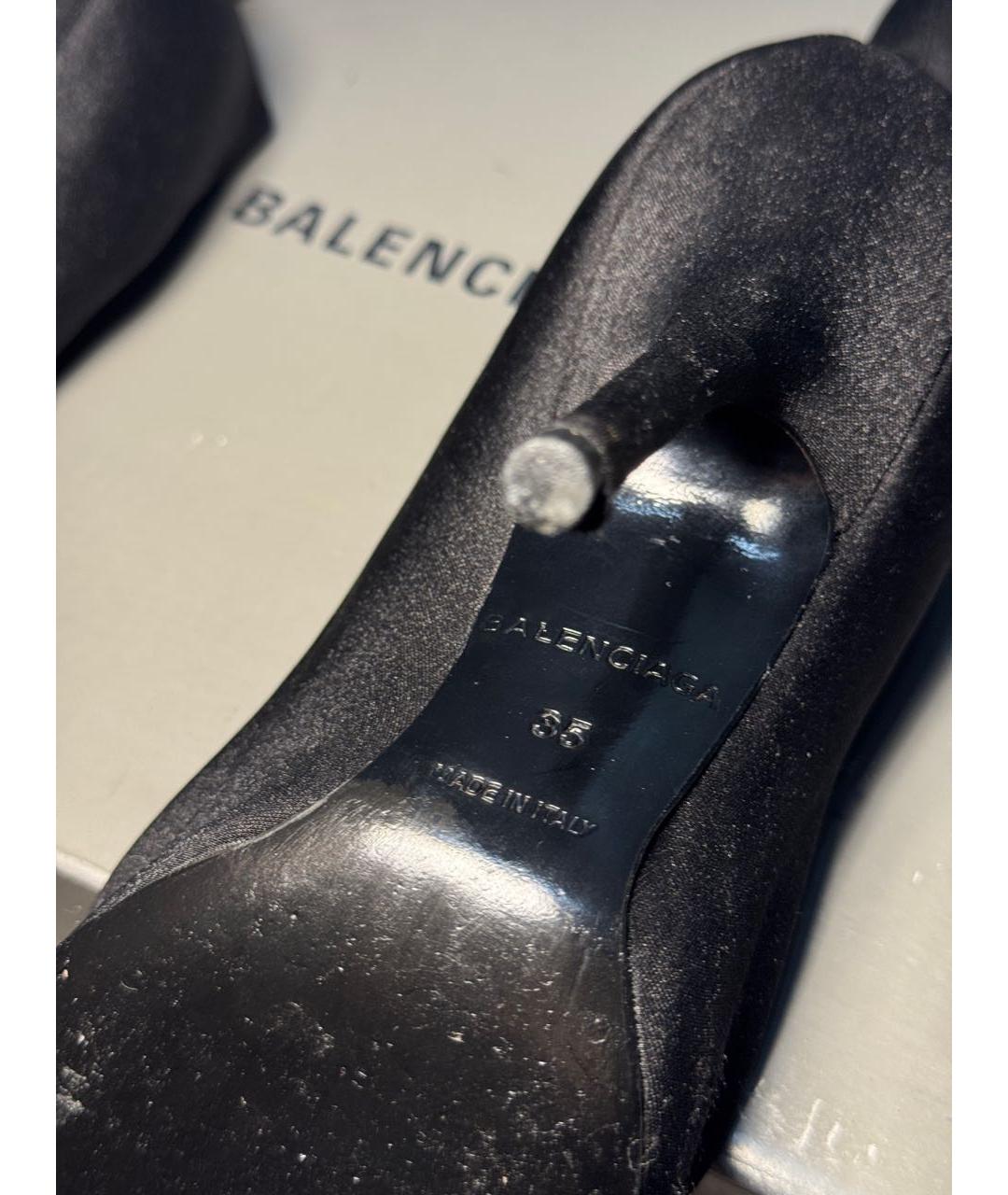BALENCIAGA Черные ботфорты, фото 7
