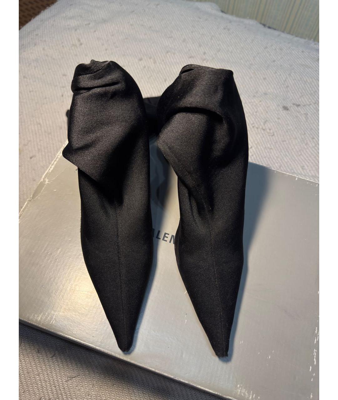 BALENCIAGA Черные ботфорты, фото 3