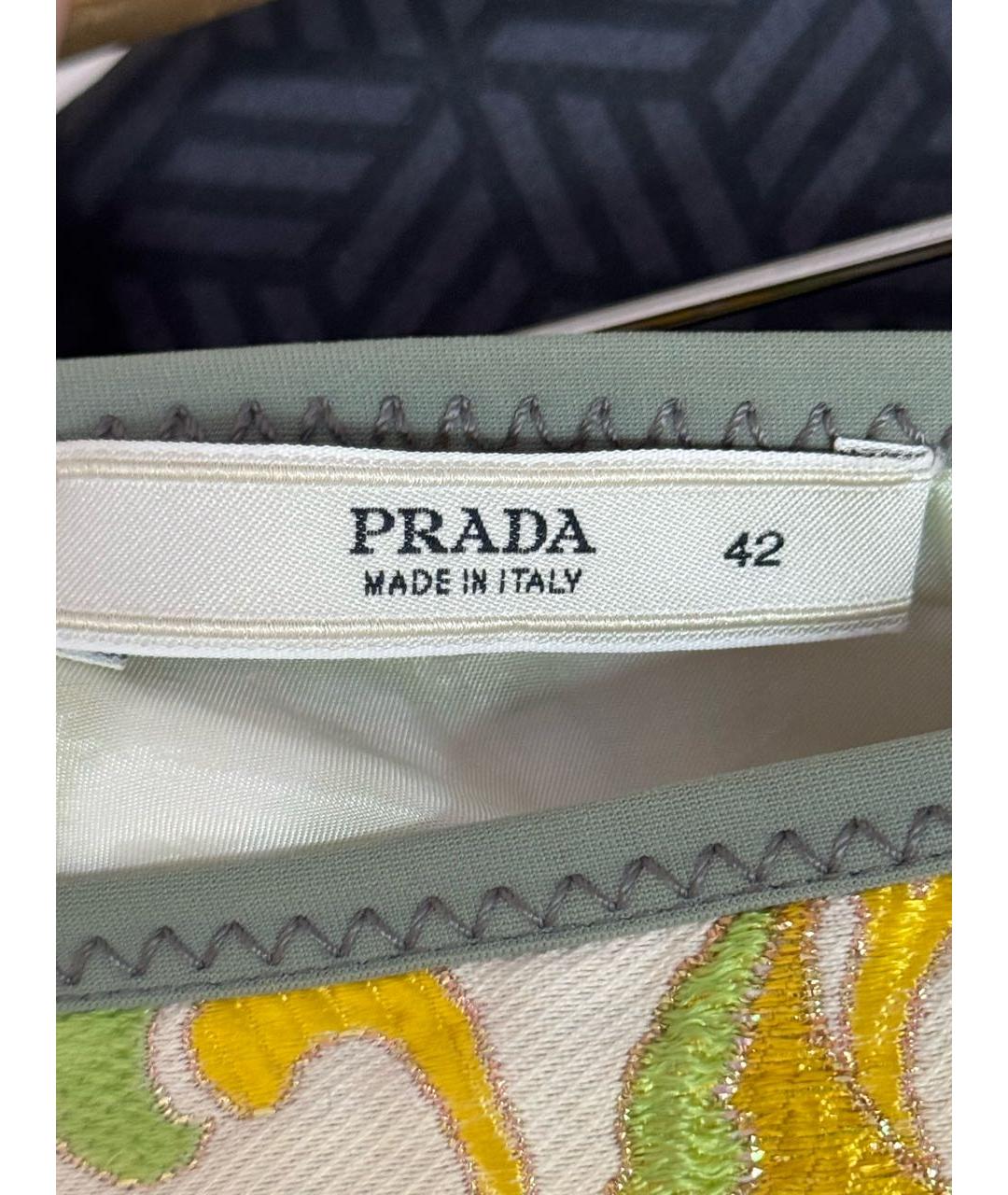PRADA Мульти юбка мини, фото 6