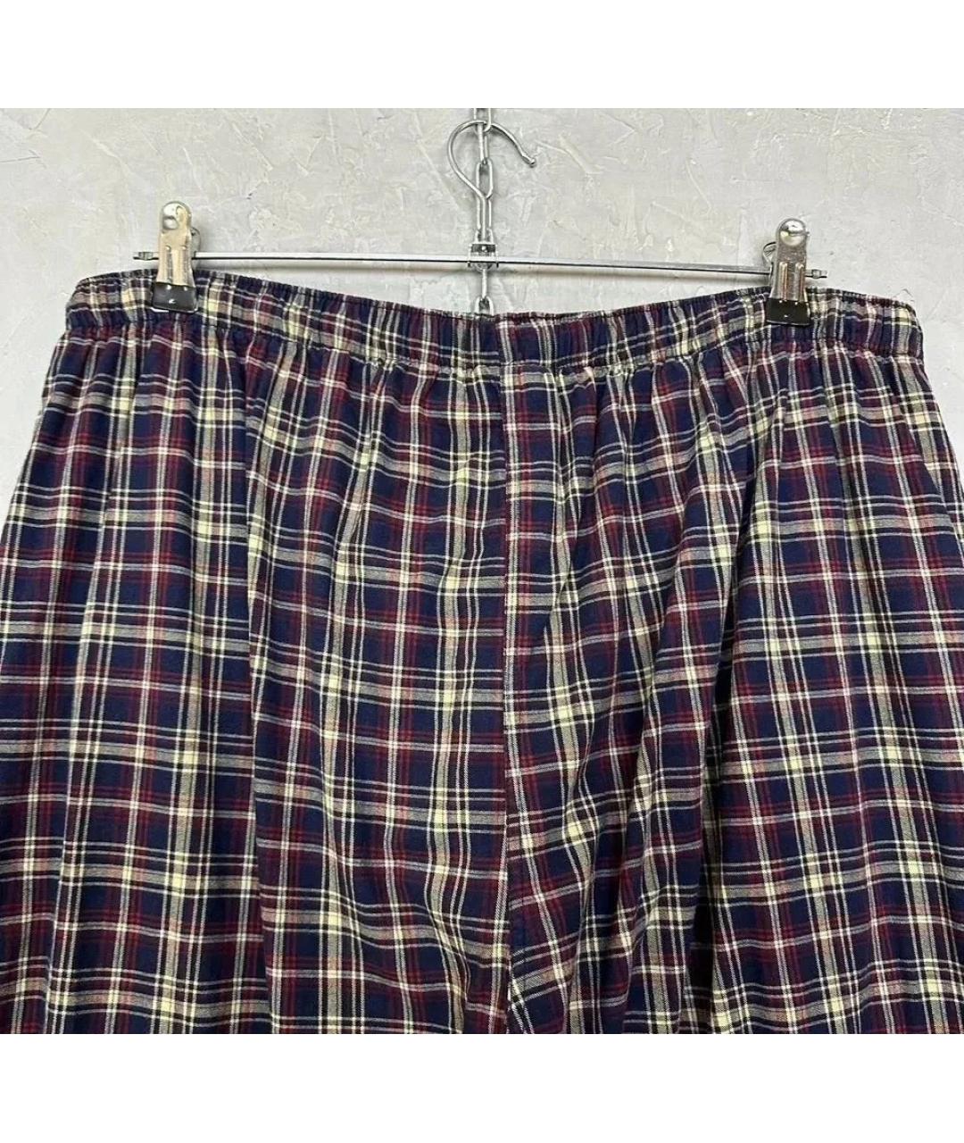 POLO RALPH LAUREN Бордовые хлопковые повседневные брюки, фото 3