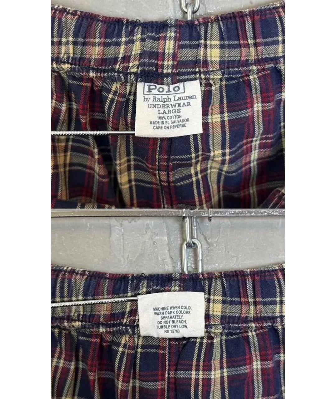 POLO RALPH LAUREN Бордовые хлопковые повседневные брюки, фото 6