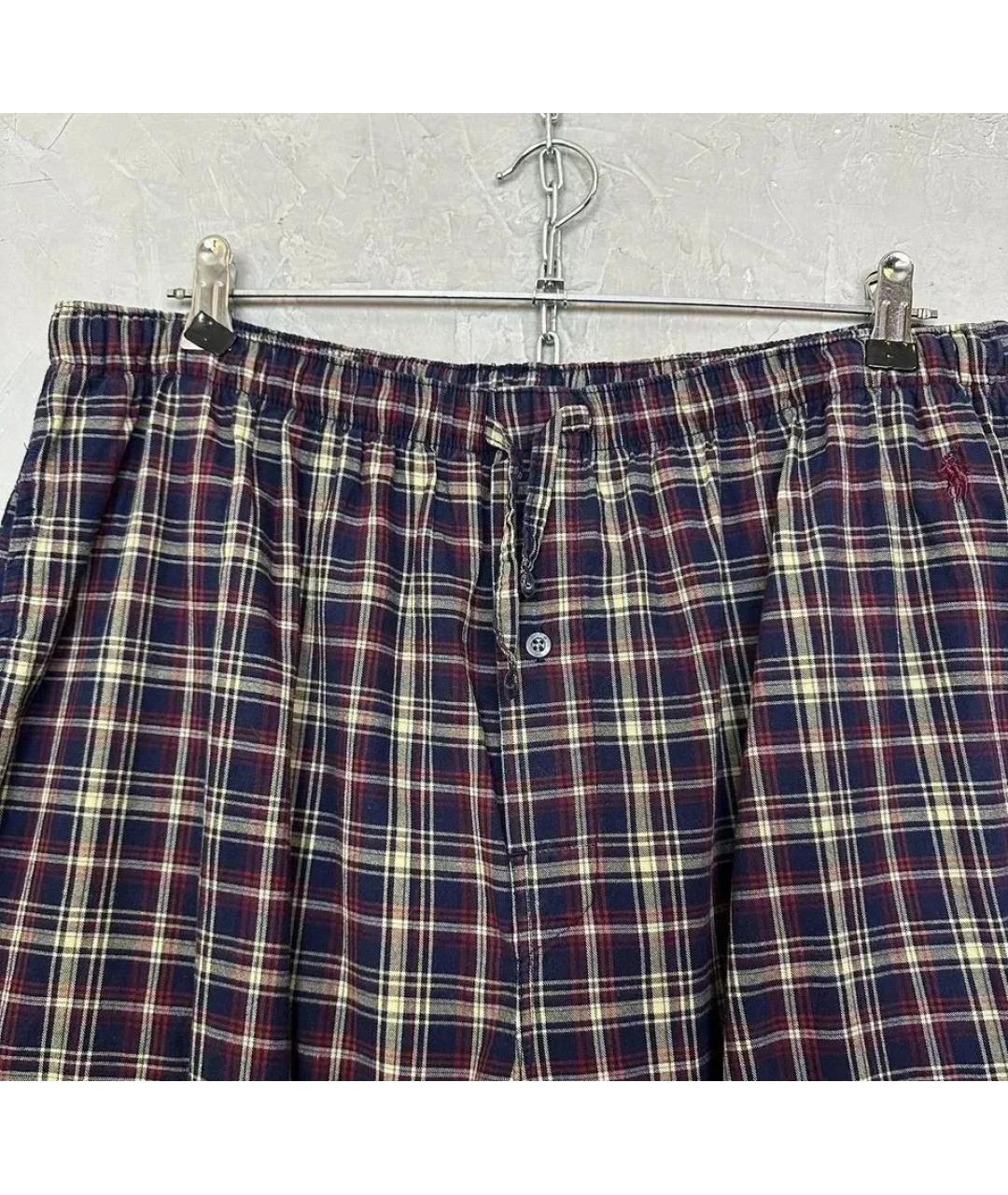 POLO RALPH LAUREN Бордовые хлопковые повседневные брюки, фото 4