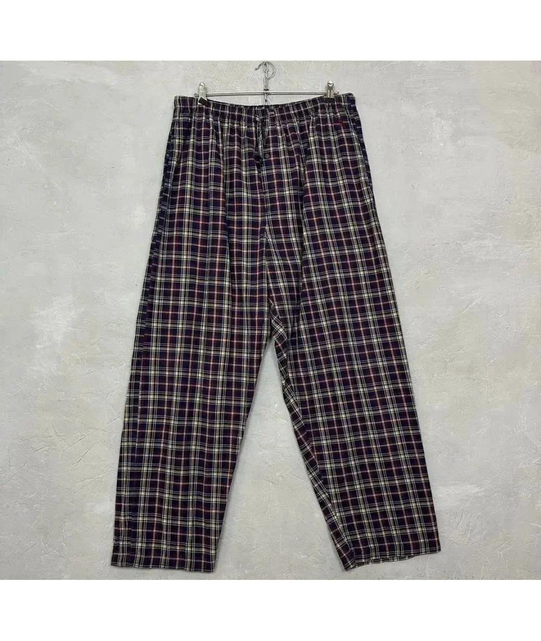 POLO RALPH LAUREN Бордовые хлопковые повседневные брюки, фото 7