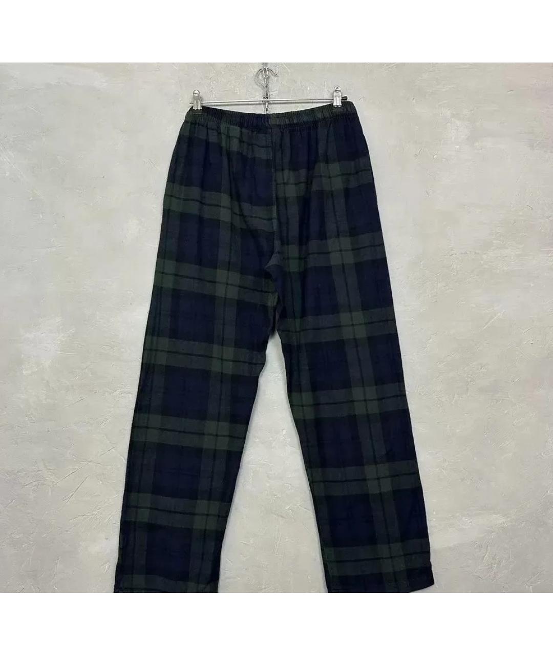 POLO RALPH LAUREN Зеленые хлопковые повседневные брюки, фото 2