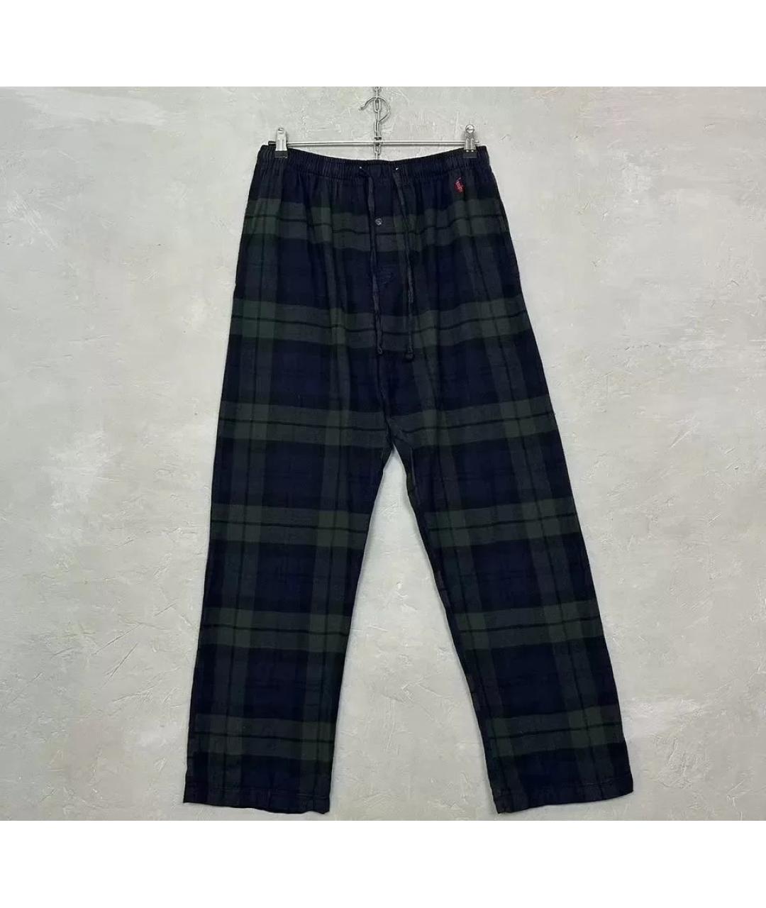 POLO RALPH LAUREN Зеленые хлопковые повседневные брюки, фото 8