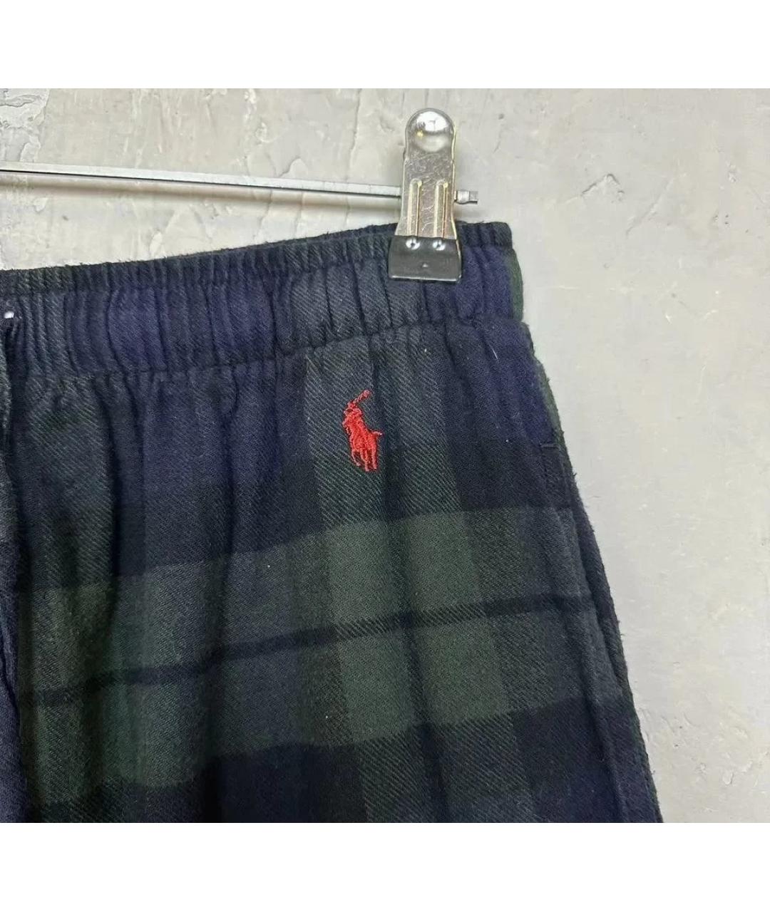 POLO RALPH LAUREN Зеленые хлопковые повседневные брюки, фото 6