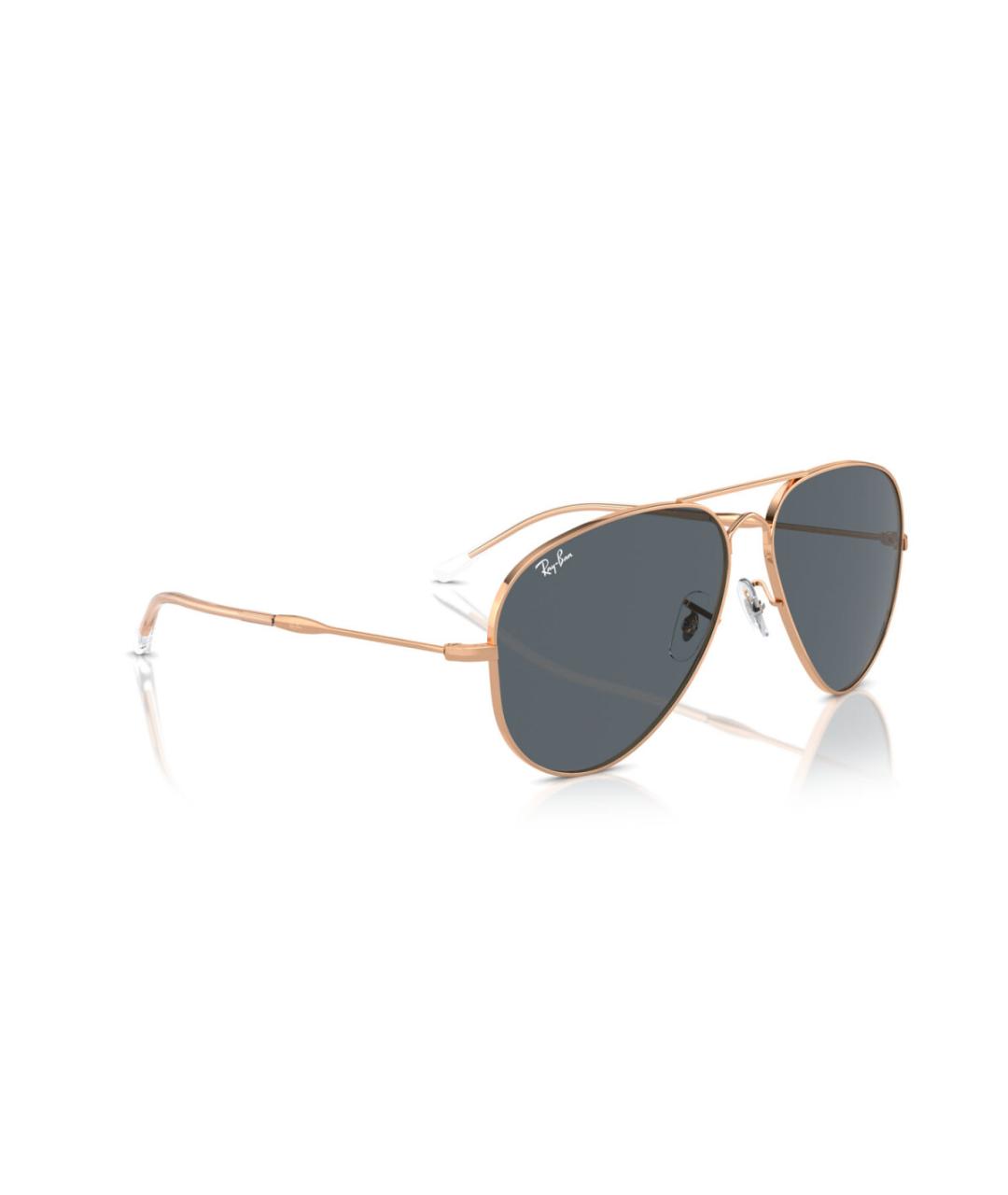 RAY BAN Розовые металлические солнцезащитные очки, фото 7