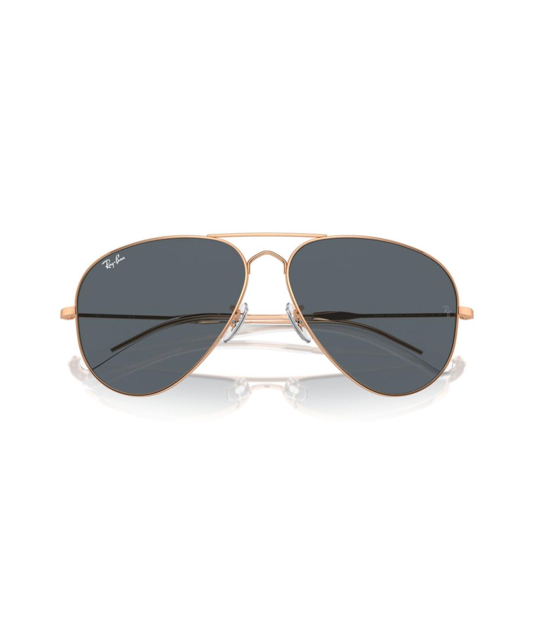 RAY BAN Розовые металлические солнцезащитные очки, фото 6