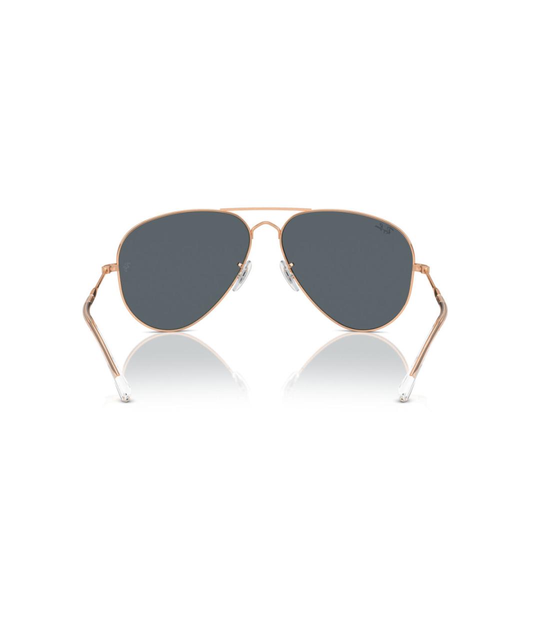 RAY BAN Розовые металлические солнцезащитные очки, фото 5