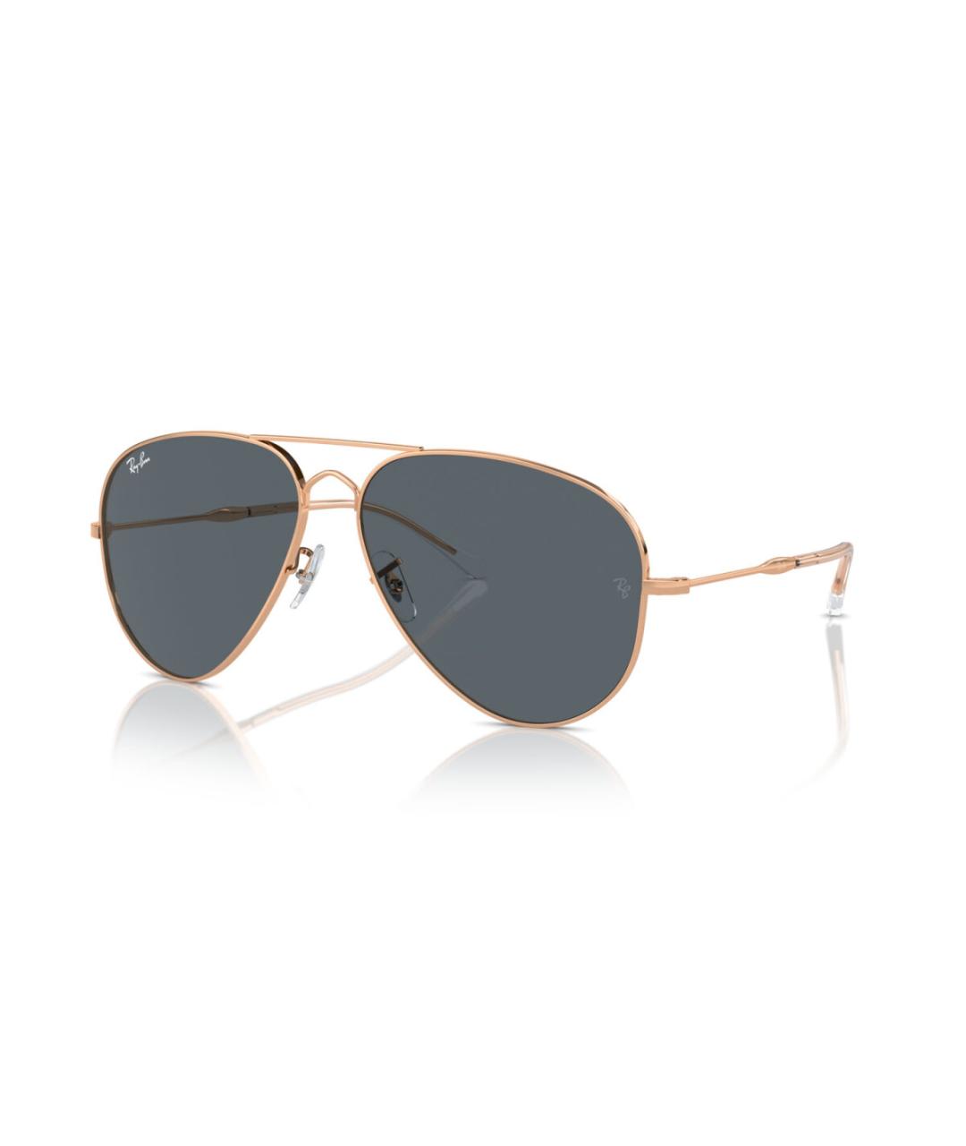 RAY BAN Розовые металлические солнцезащитные очки, фото 8