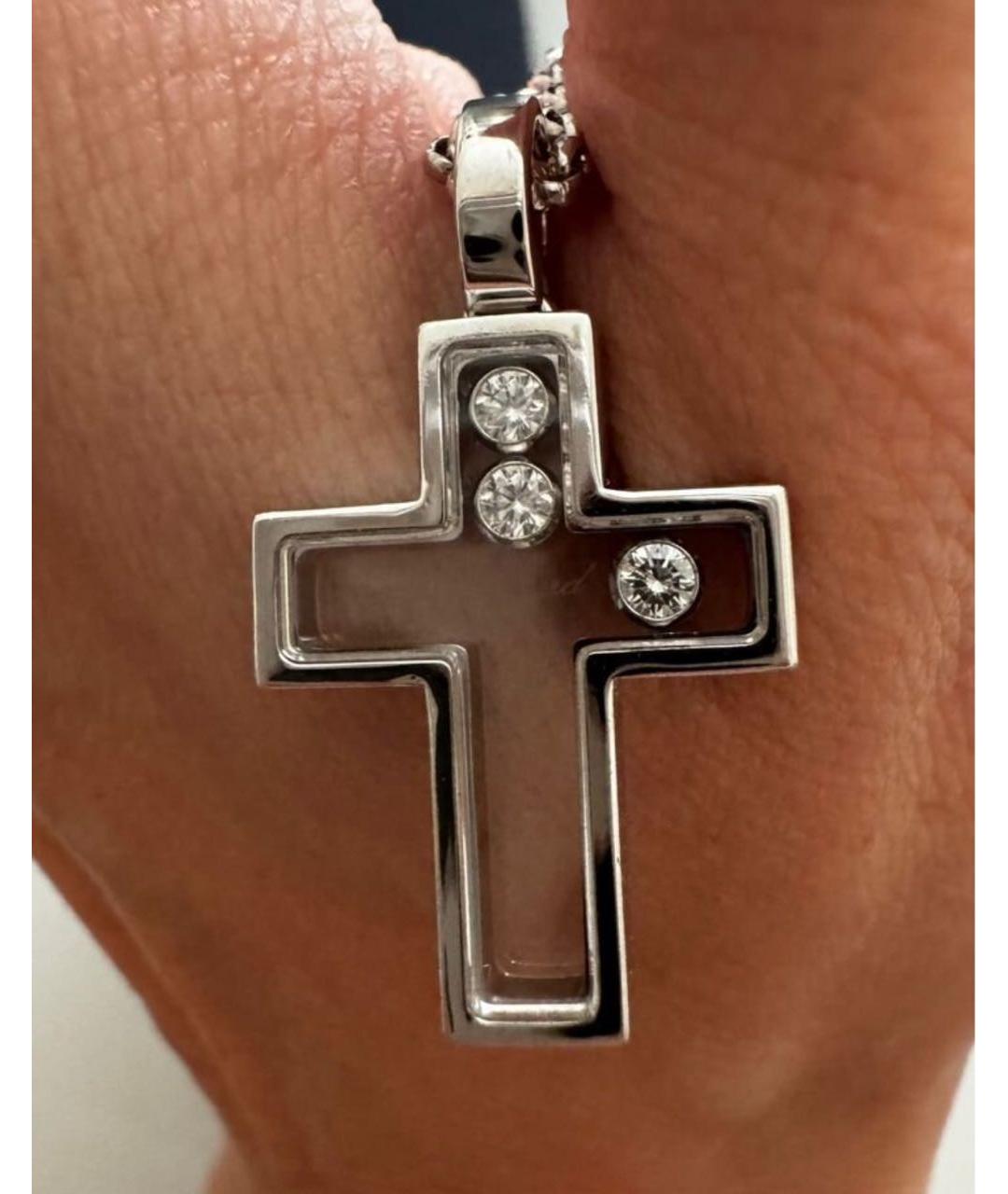 CHOPARD Белое колье из белого золота, фото 5