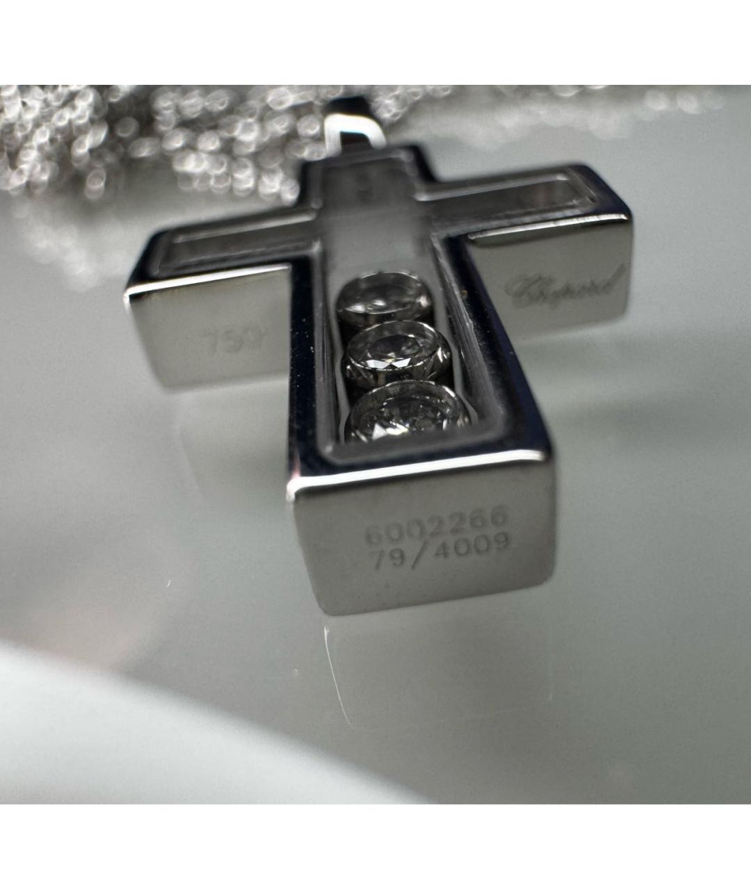 CHOPARD Белое колье из белого золота, фото 8