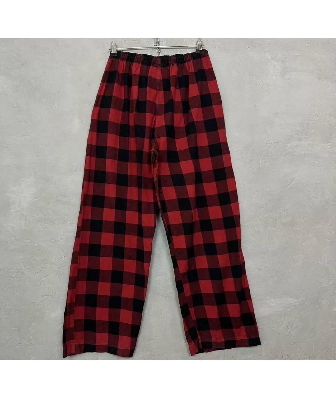 POLO RALPH LAUREN Красные хлопковые повседневные брюки, фото 2