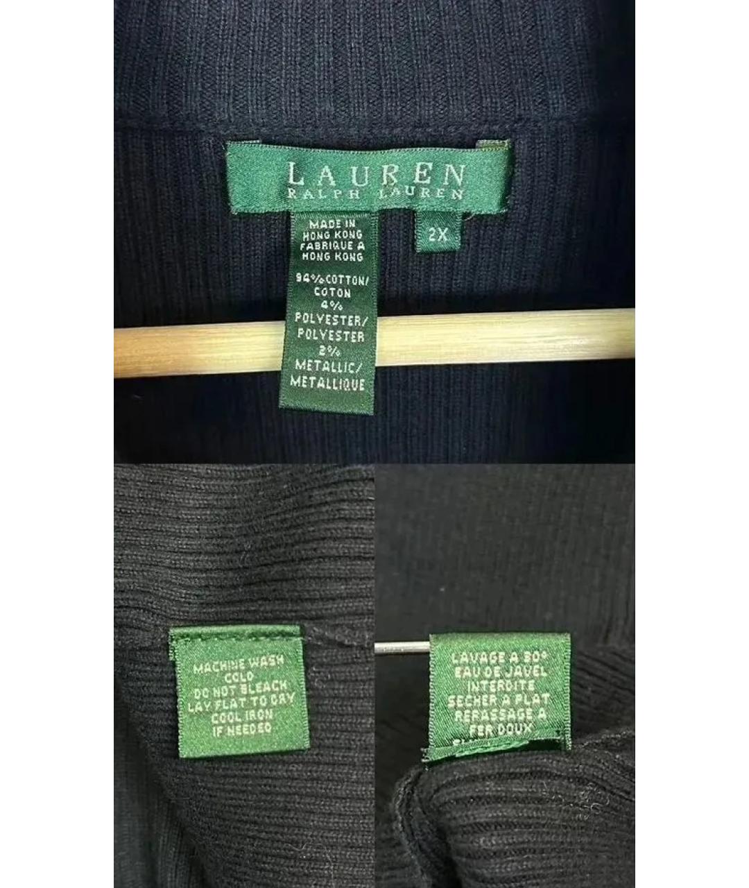 RALPH LAUREN Черный джемпер / свитер, фото 6