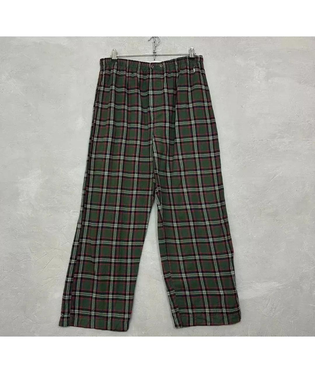 POLO RALPH LAUREN Зеленые хлопковые повседневные брюки, фото 2