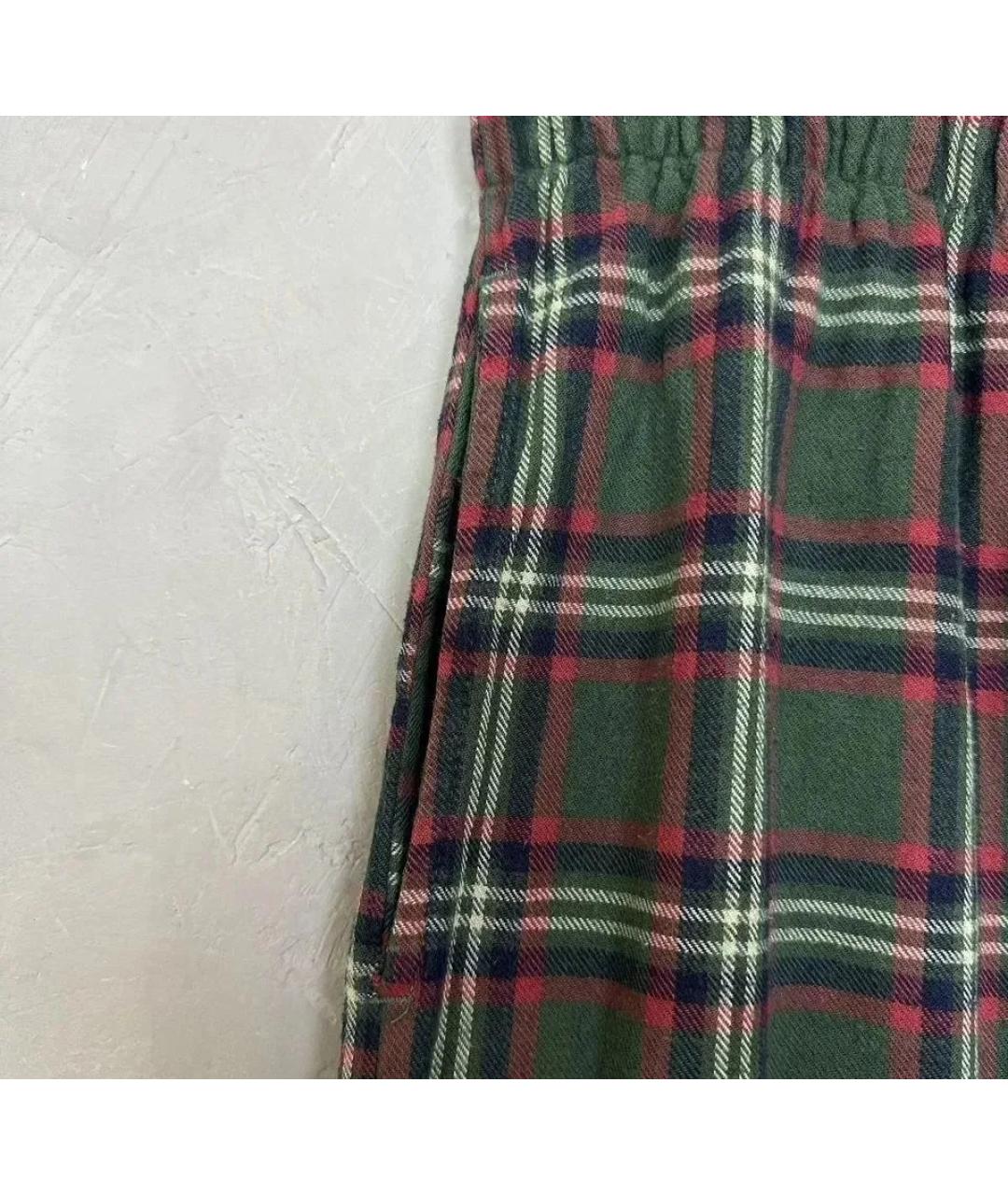 POLO RALPH LAUREN Зеленые хлопковые повседневные брюки, фото 7