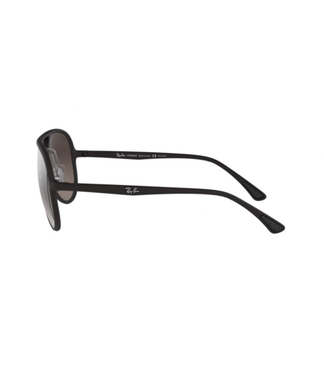RAY BAN Черные пластиковые солнцезащитные очки, фото 3