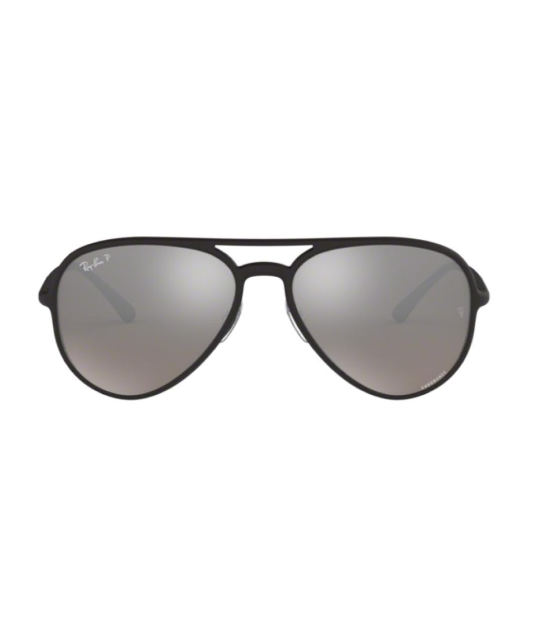 RAY BAN Черные пластиковые солнцезащитные очки, фото 2
