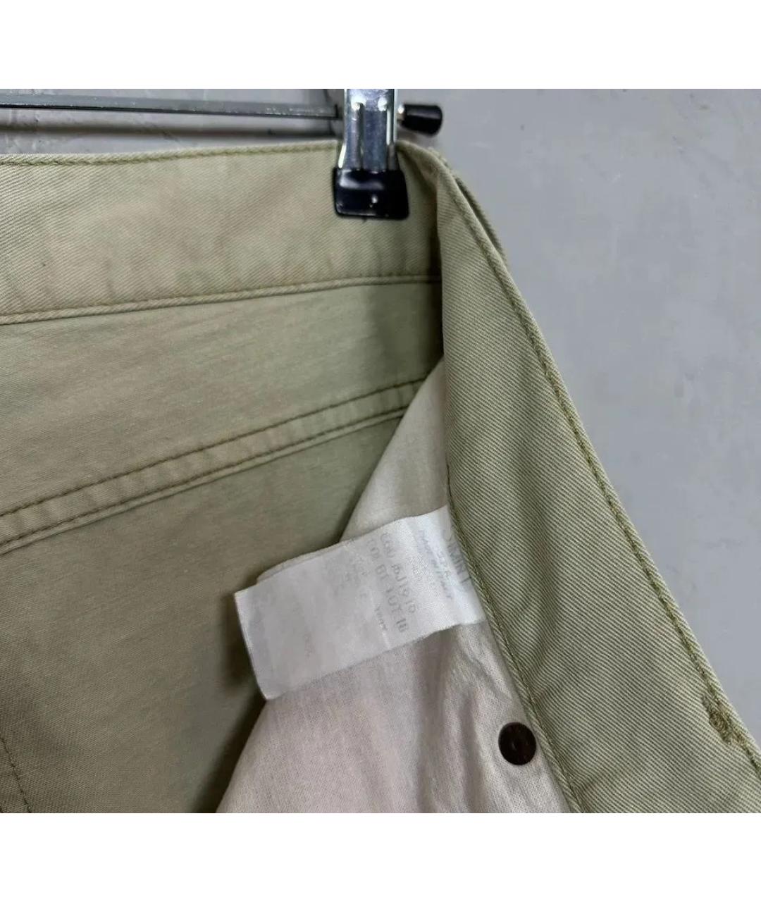 ARMANI JEANS Бежевые хлопковые джинсы скинни, фото 8