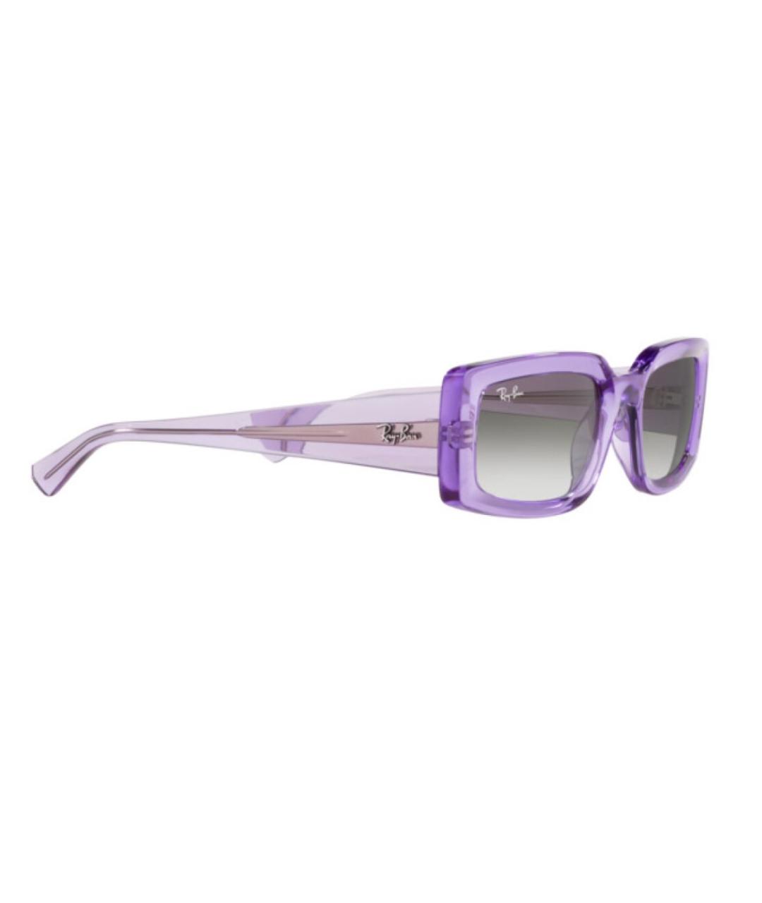 RAY BAN Фиолетовые пластиковые солнцезащитные очки, фото 7