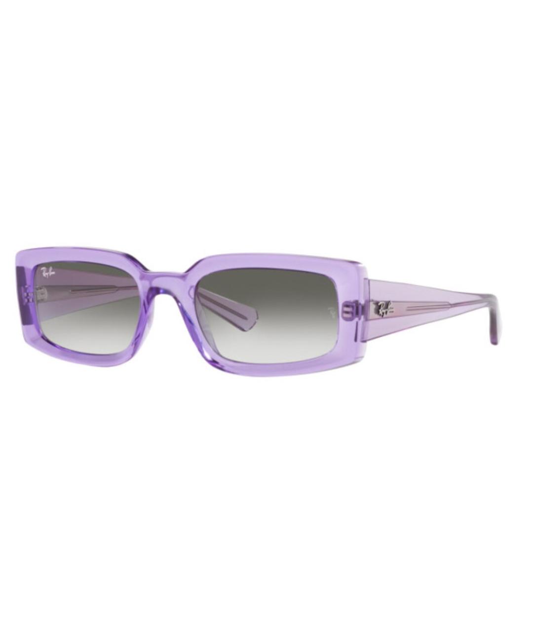 RAY BAN Фиолетовые пластиковые солнцезащитные очки, фото 8