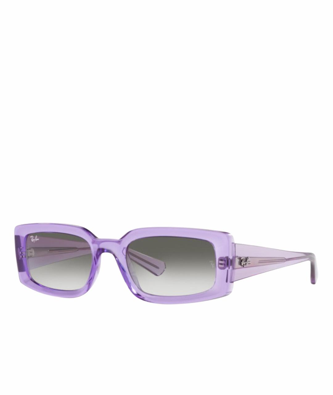 RAY BAN Фиолетовые пластиковые солнцезащитные очки, фото 1