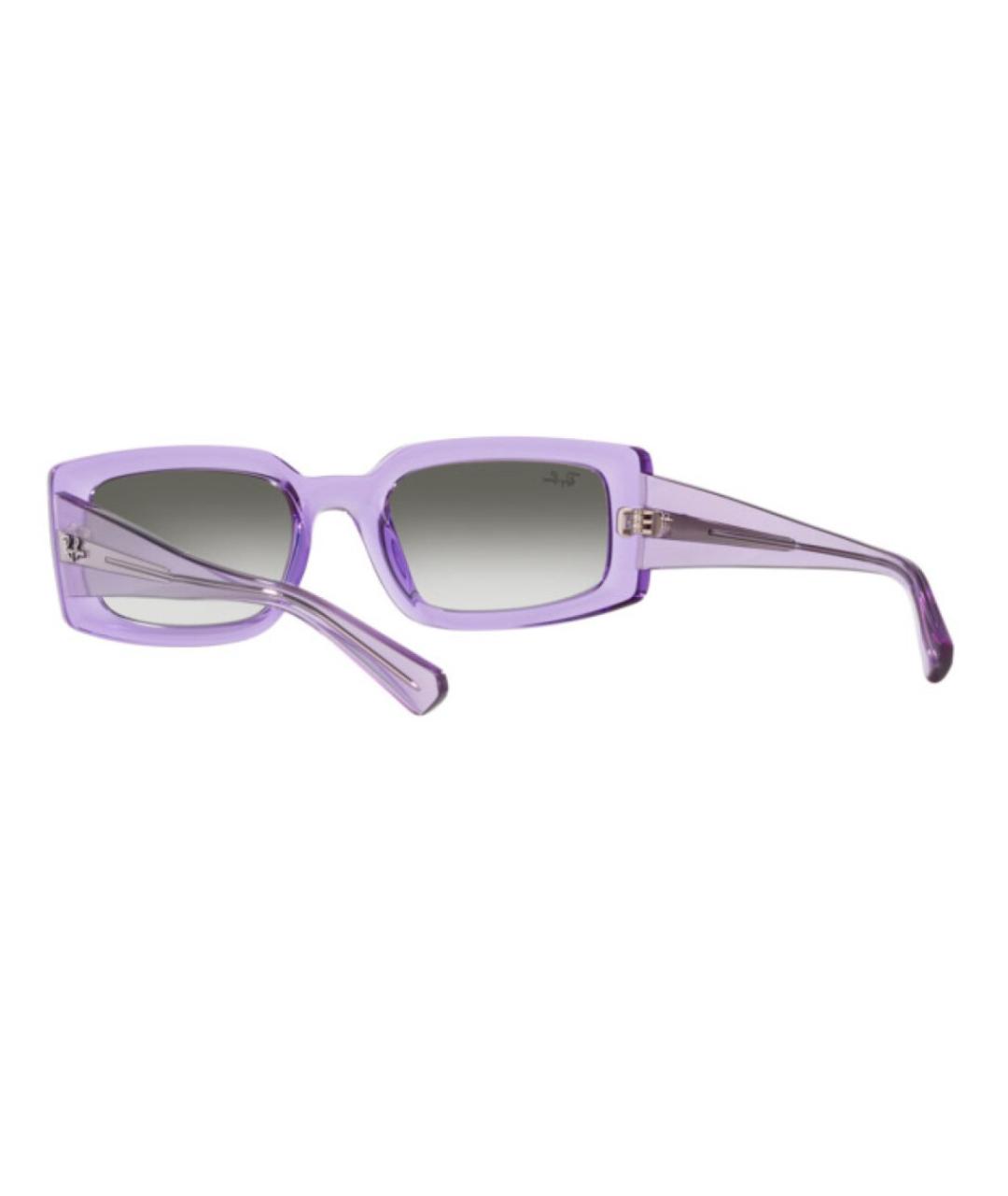 RAY BAN Фиолетовые пластиковые солнцезащитные очки, фото 5
