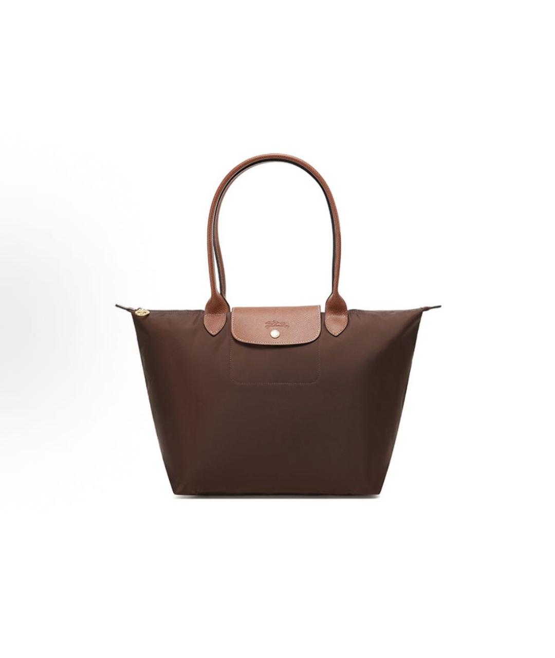LONGCHAMP Коричневая сумка тоут, фото 4