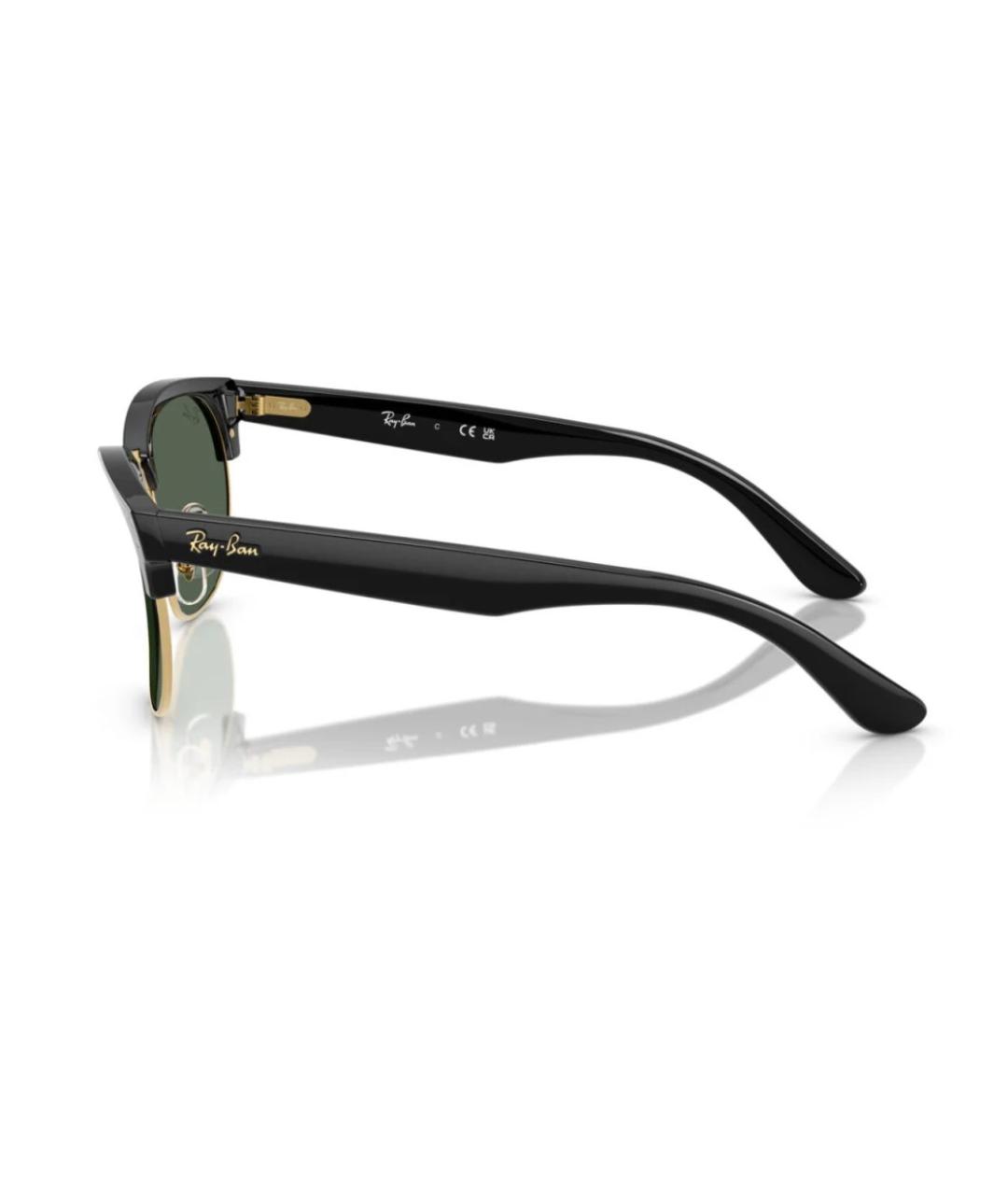 RAY BAN Черные пластиковые солнцезащитные очки, фото 3