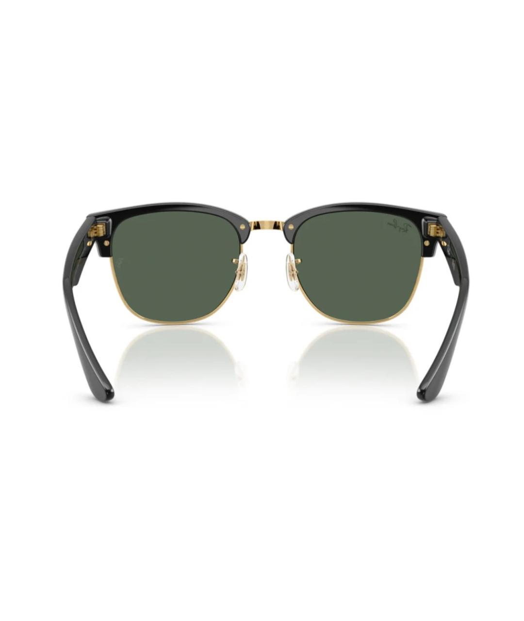 RAY BAN Черные пластиковые солнцезащитные очки, фото 5