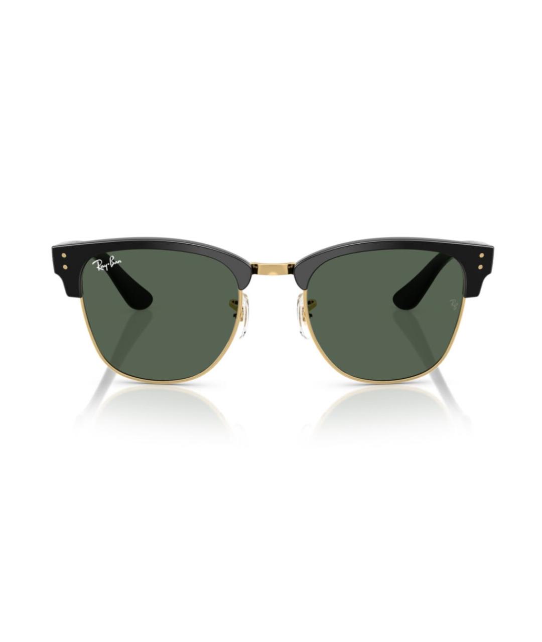 RAY BAN Черные пластиковые солнцезащитные очки, фото 2