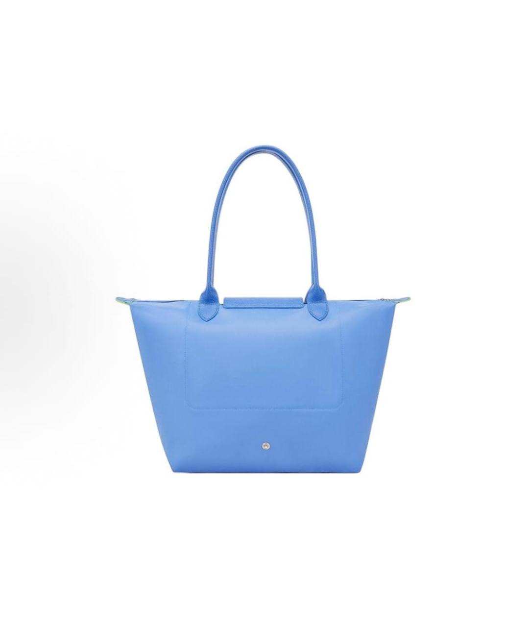 LONGCHAMP Голубая сумка тоут, фото 3