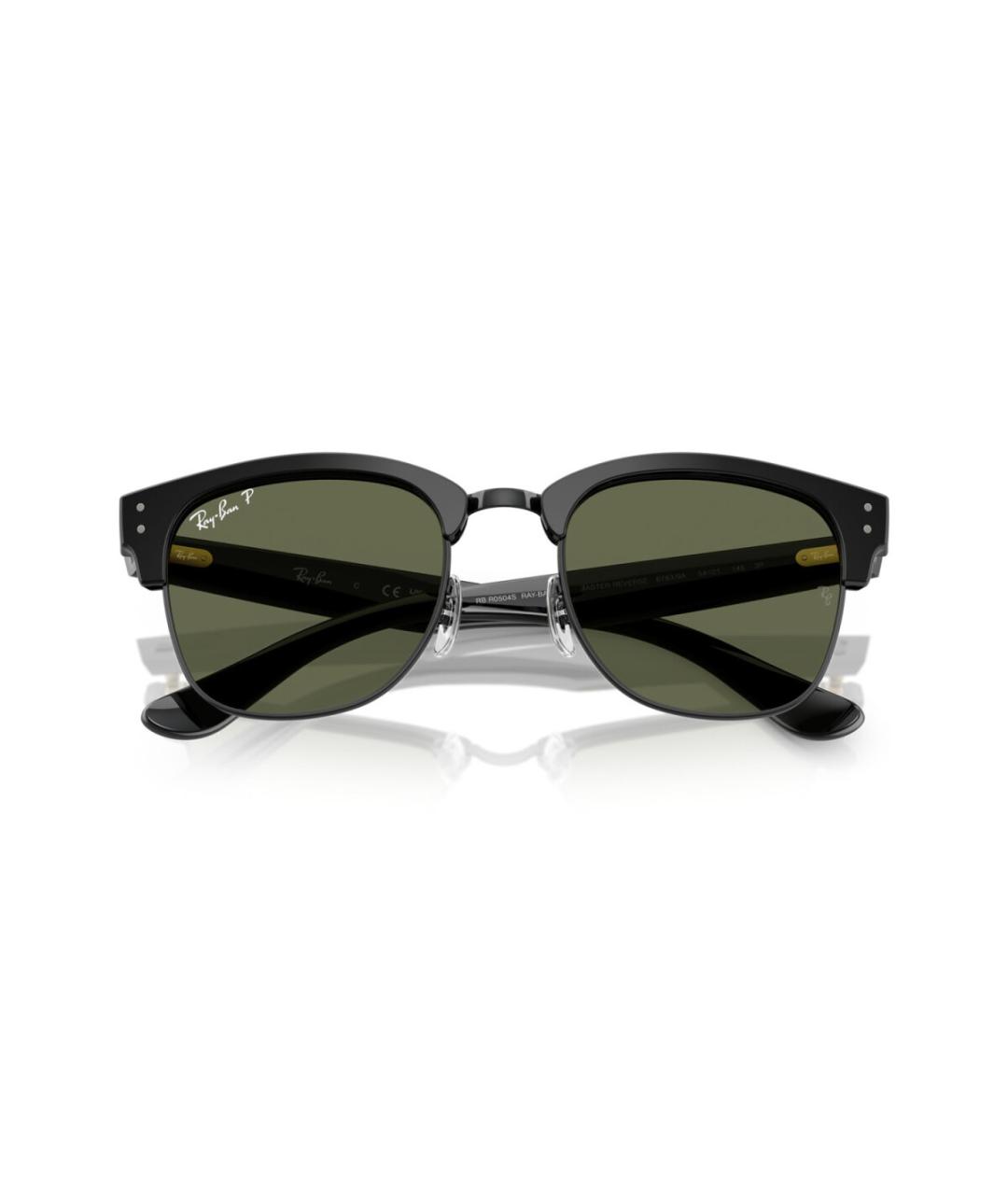 RAY BAN Черные пластиковые солнцезащитные очки, фото 7