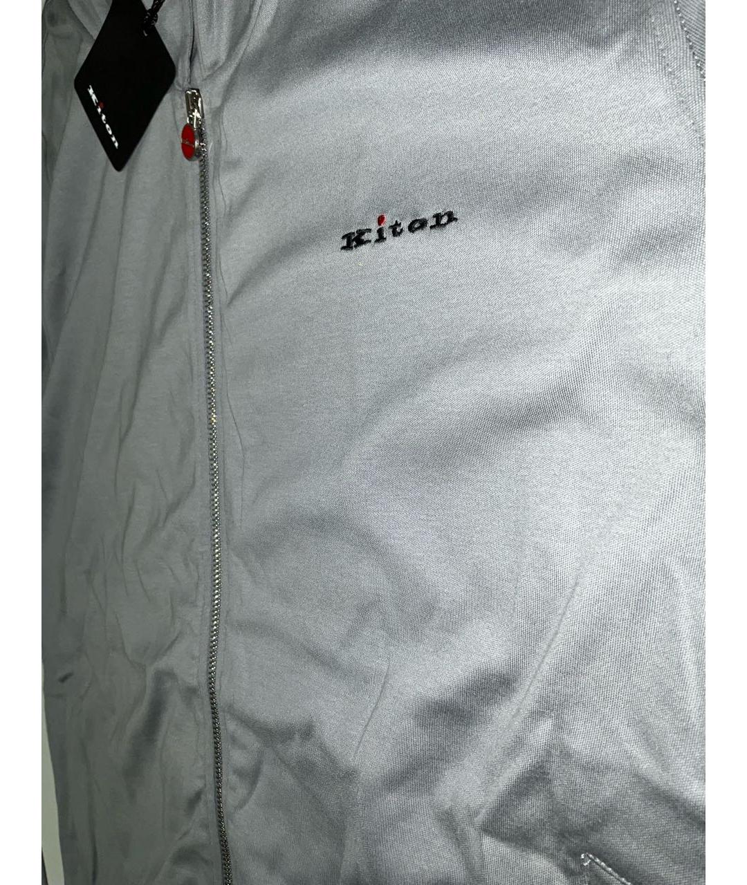 KITON Серый хлопковый спортивный костюм, фото 3