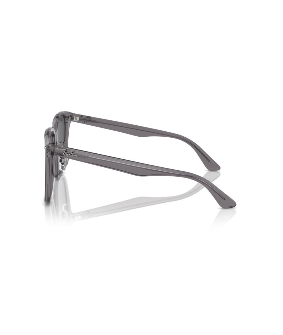 RAY BAN Серые пластиковые солнцезащитные очки, фото 3