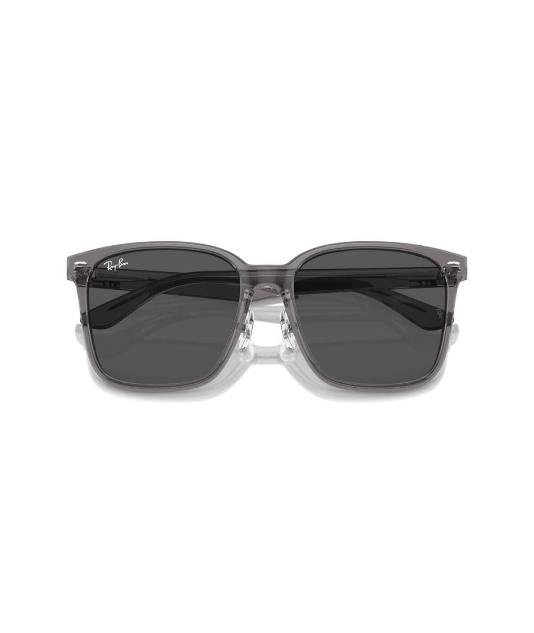 RAY BAN Серые пластиковые солнцезащитные очки, фото 6