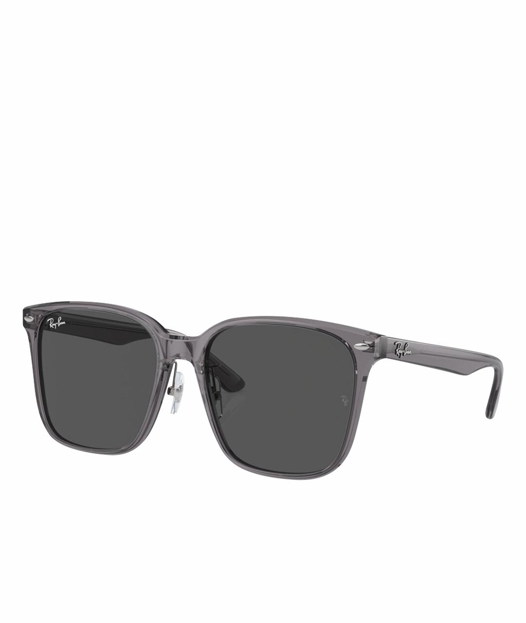 RAY BAN Серые пластиковые солнцезащитные очки, фото 1