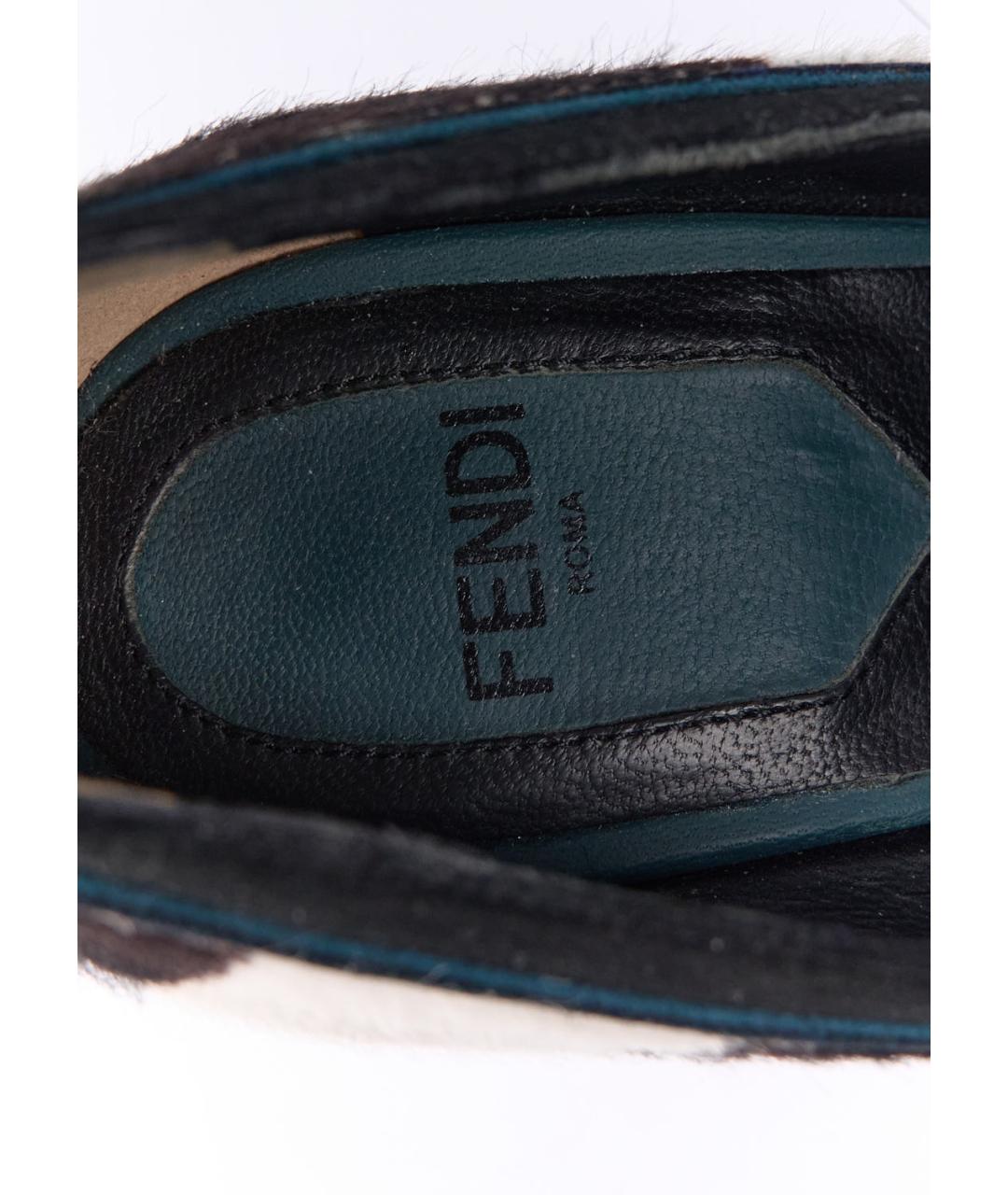 FENDI Мульти туфли, фото 5