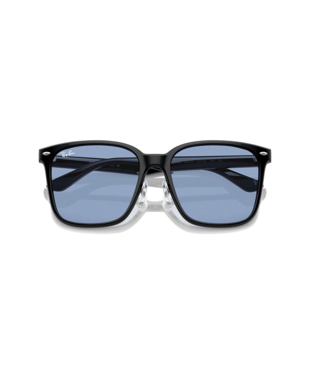 RAY BAN Черные пластиковые солнцезащитные очки, фото 6