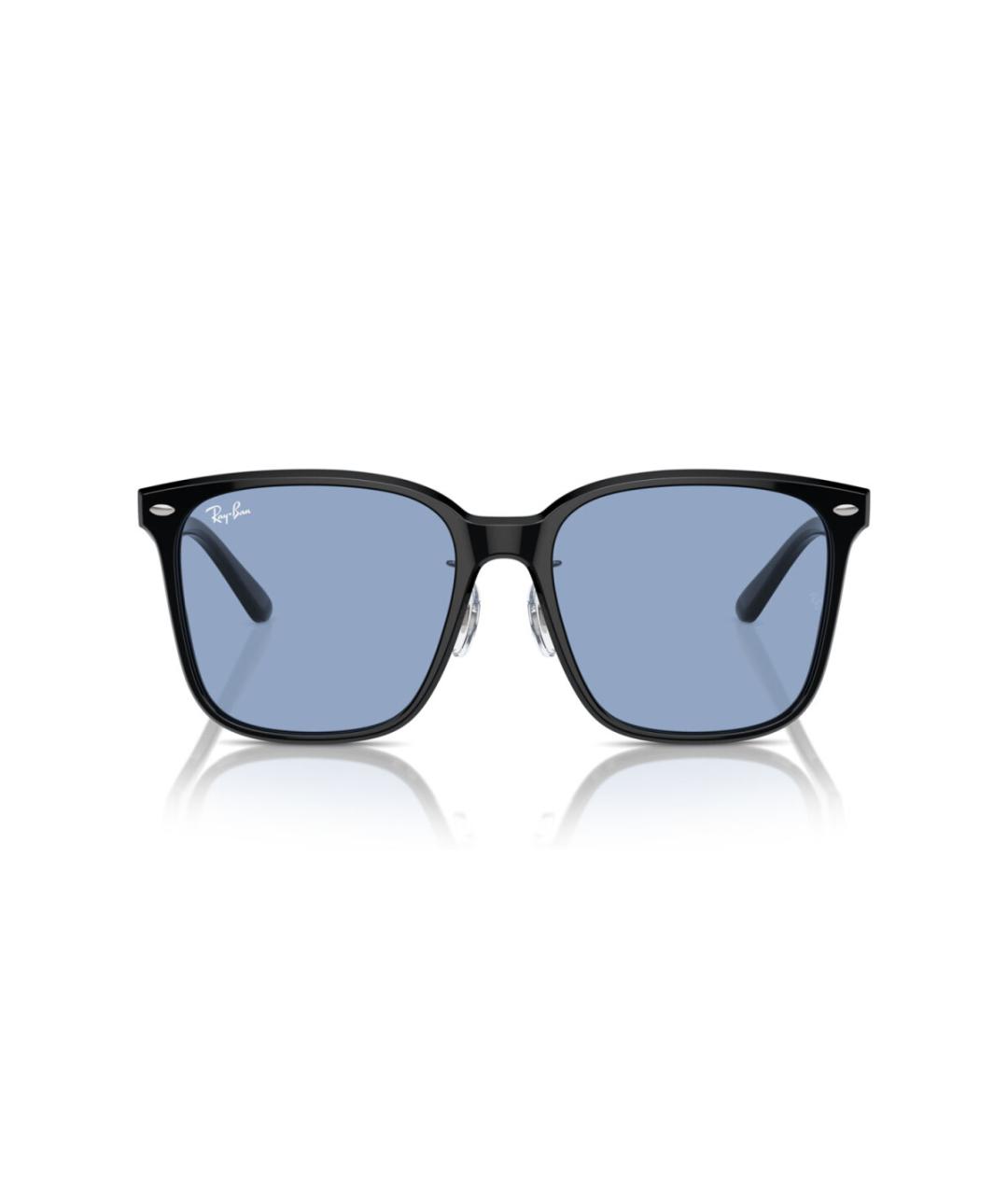 RAY BAN Черные пластиковые солнцезащитные очки, фото 2