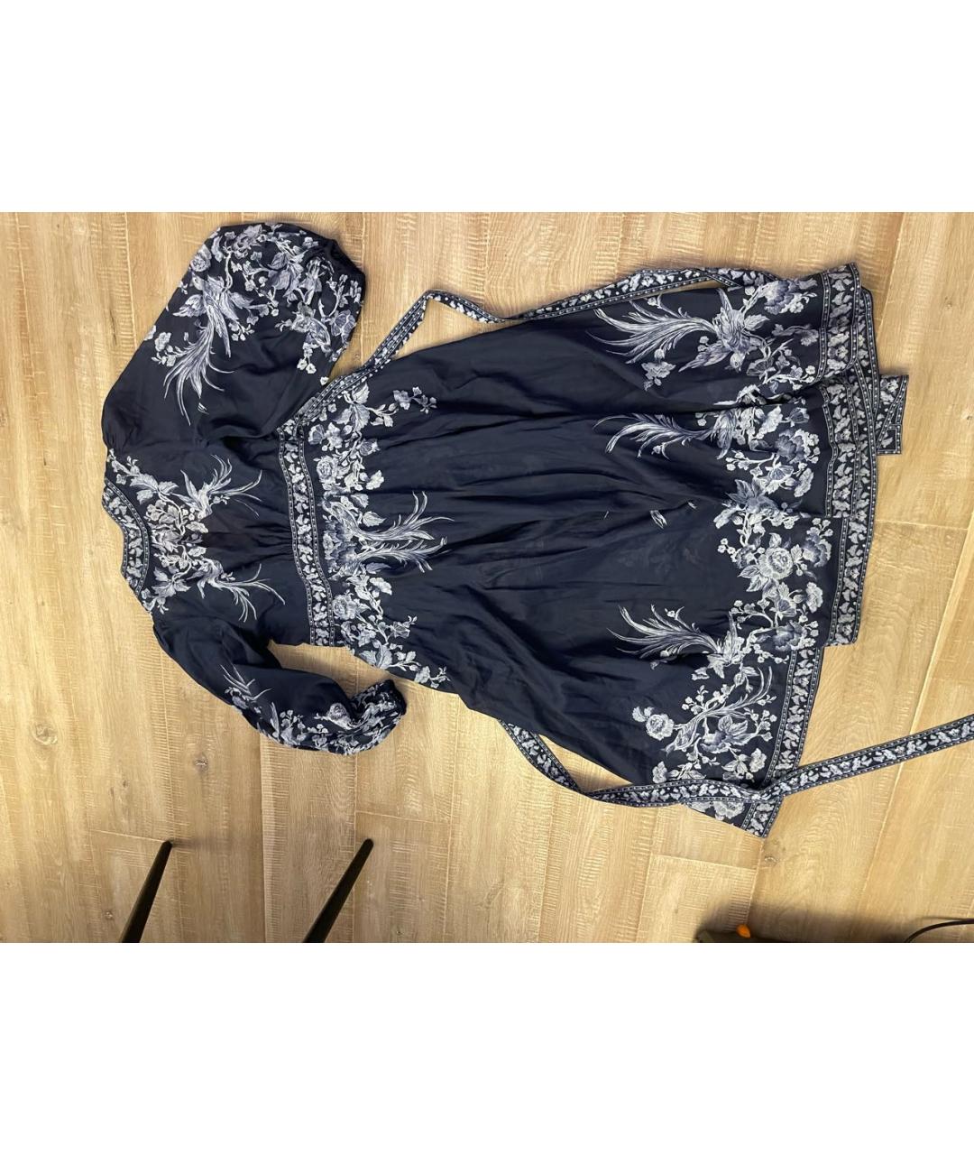 ZIMMERMANN Синее льняное повседневное платье, фото 6