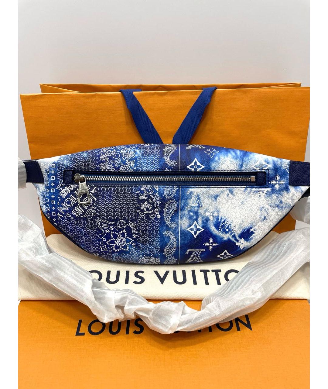 LOUIS VUITTON Кожаная поясная сумка, фото 3