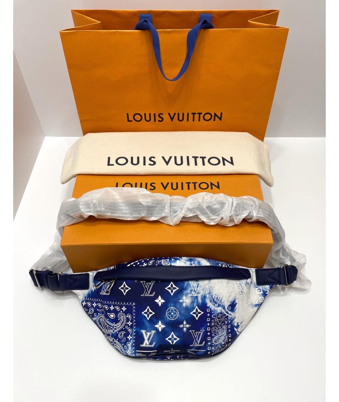 LOUIS VUITTON Кожаная поясная сумка, фото 2